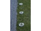 Solar 3-p Lawnlight - Silber, Lichtfarbe Warmweiss