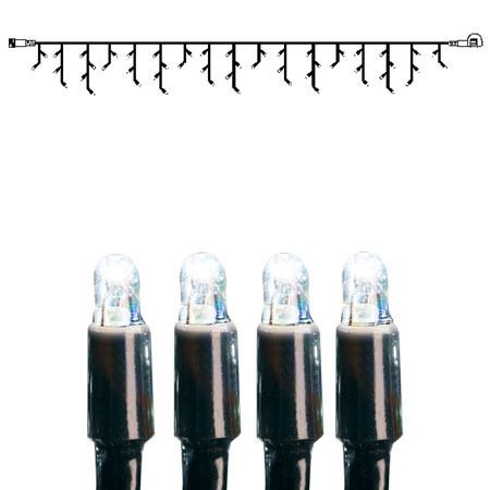 System LED Extra, Icicle, 300x40cm - Schwarz, Kaltweiss