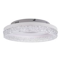LED-CCT Deckenleuchte  GLACIRA  : 40cm weiß - IP20, LED-Modul, Weiss