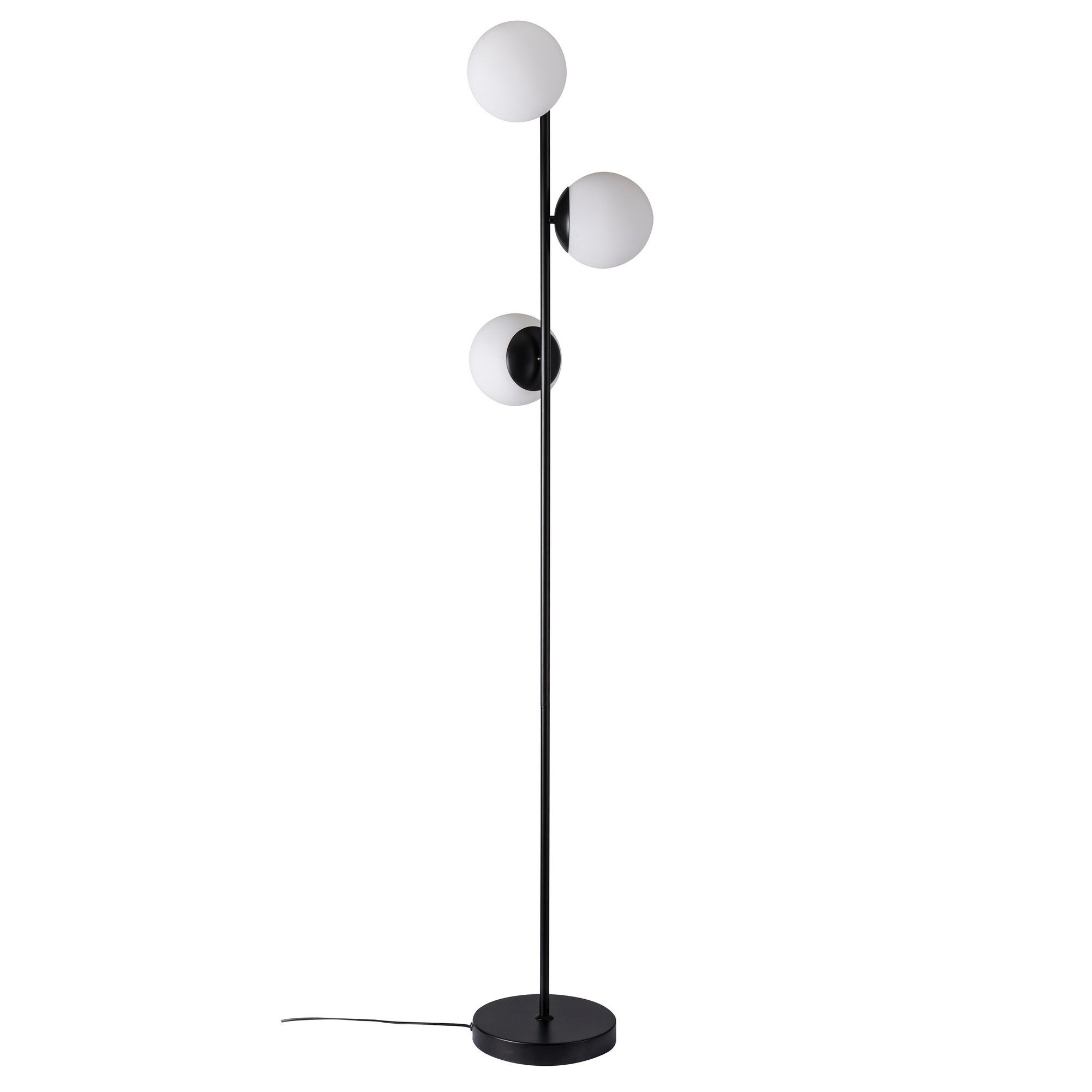 Lilly, Stehleuchte, Schwarz - E14, max. 3x15W, IP20