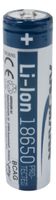 Alkaline Batterie Mono D / LR20 - Li-Ion Akku 18650 3500 mAh, 3.6V, silber, geschützter Akku aufgrund Sicherheitsbeschaltung