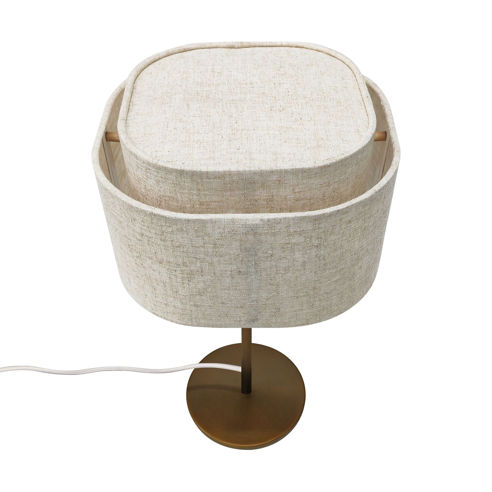 Tischlampe Takai Beige - E27, IP20, 230V
