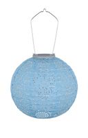 Solar Laterne Tyvek Blau ø25cm - Warmweiss, LED, IP44, 1800K, , VE 20