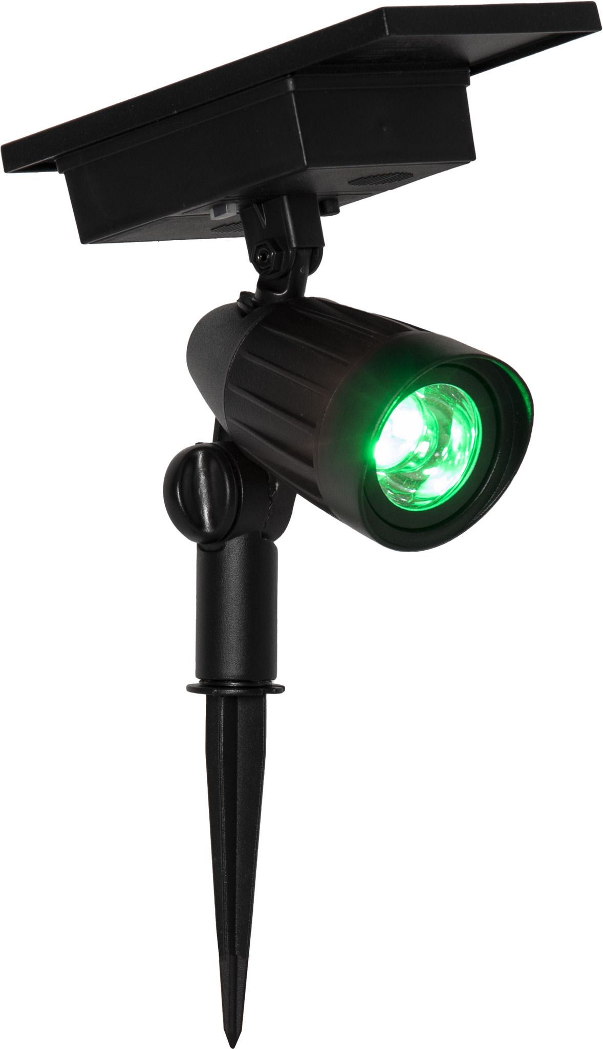 Solar Spotlight Powerspot - Indoor, Outdoor, RGBW, Schwarz