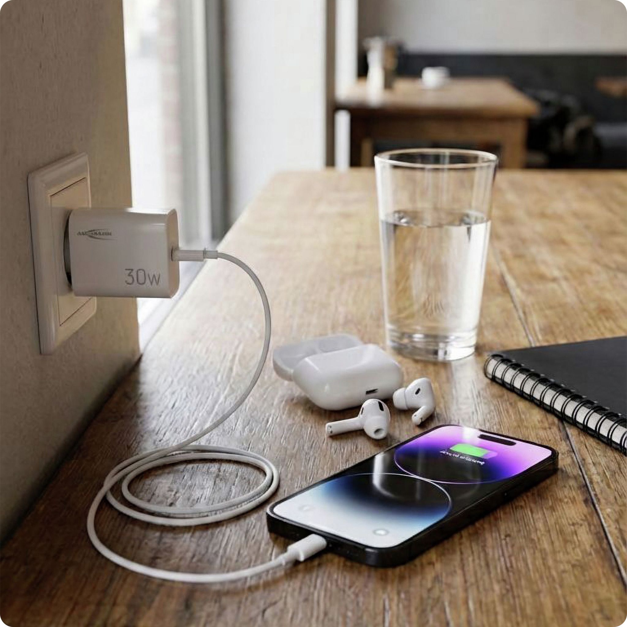 Home Charger HC130PD / 3 A / 30 W / 1 USB-C Port - Home Charger HC130PD / 3 A / 30 W / 1 USB-C Port