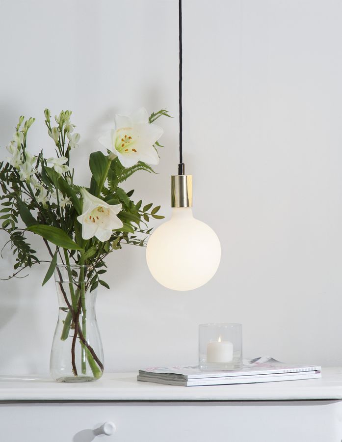 Lampenaufhängung E27 Stil - E27, Messing/gold, 230V AC