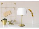 Tischleuchte Bologna h: 45cm beige messing - E27, IP20