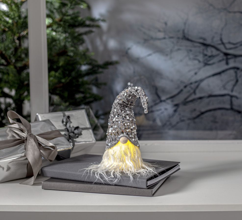 Figur Joylight - IP20, Warmweiss,Silber