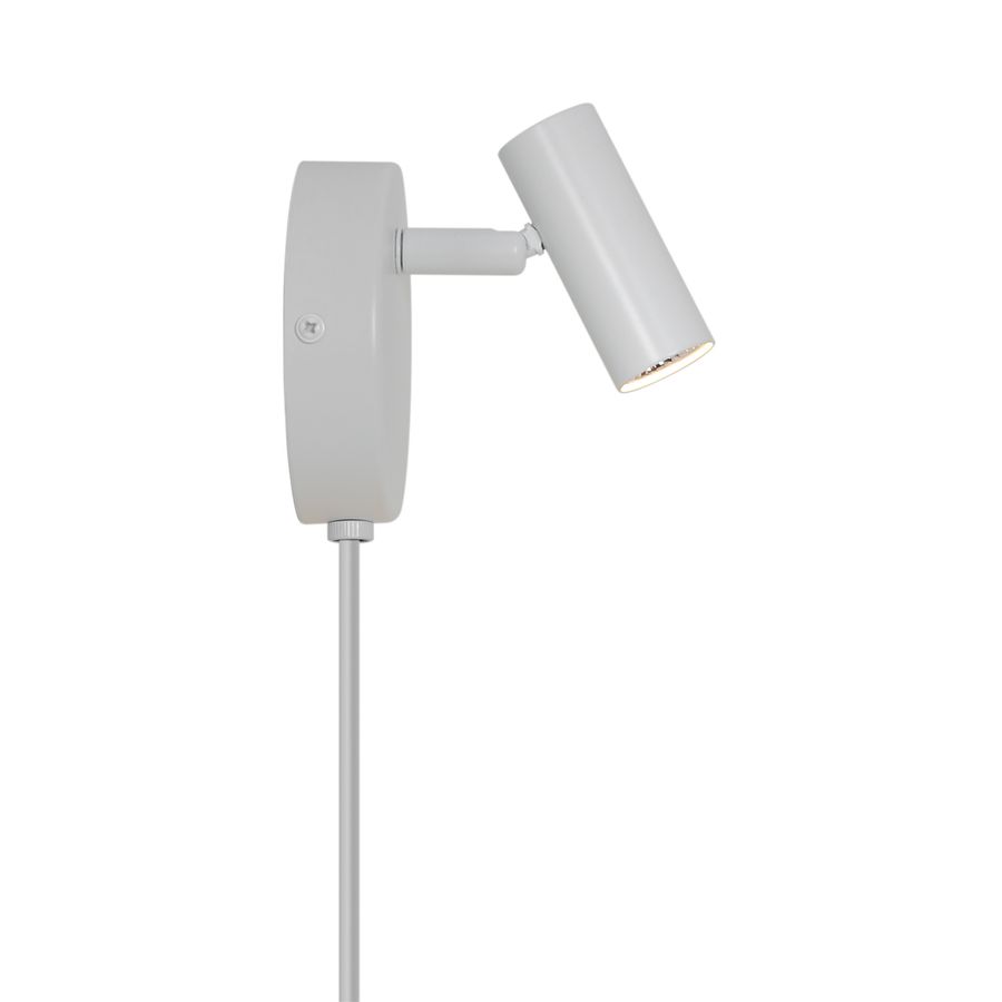 Wandleuchte Omari Round Weiss - LED, IP20, 230V