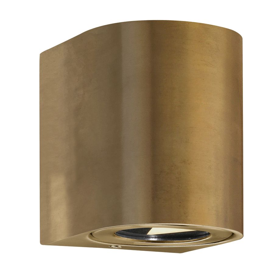 Canto 2, Wandleuchte, Messing - 2X6W LED, 2700K, IP44, 230V
