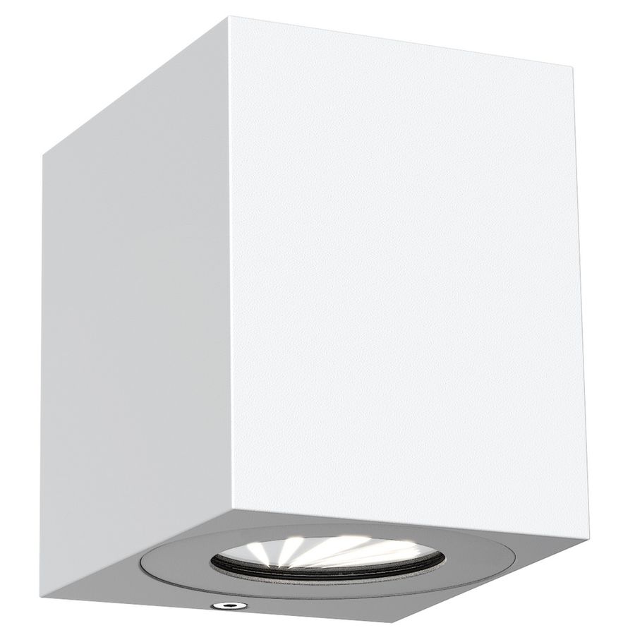 Canto kubi 2, Wandleuchte, Weiss - 2X6W LED, 2700K, IP44, 230V