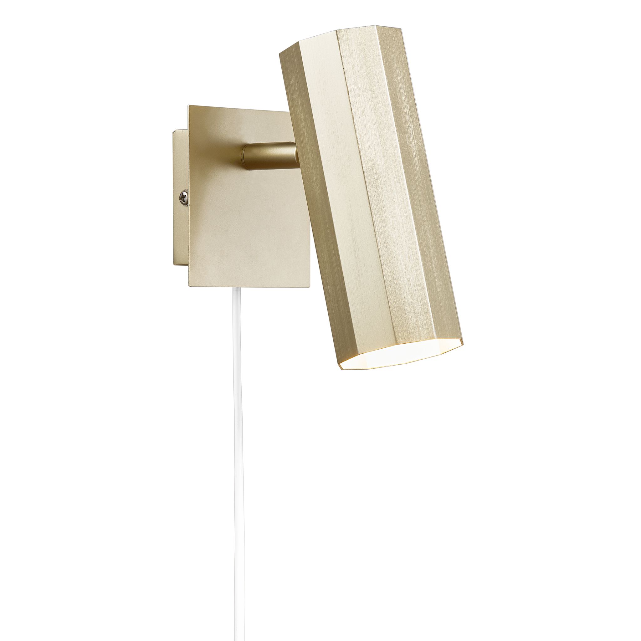 Alanis , Wandleuchte, Messing - GU10, IP20, max.LED 5W