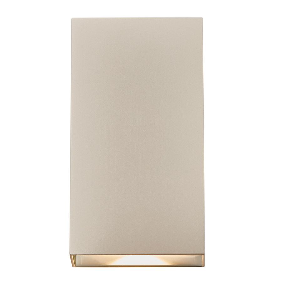 Rold - 2X5W, 2x350lm, 3000K, IP54, CRI 80, 2x125°, geschliffen, nicht dimmbar, L=90mm, B=55mm, H=160mm