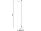 LED Akku- Stehleuchte LUPA H:135cm weiß - 3000K, 500lm, 5W, IP20