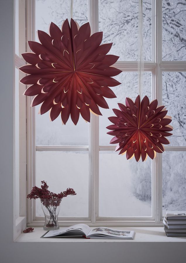 Papierstern Clipp - IP20, Rot