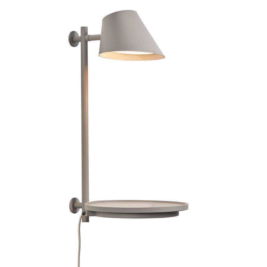 Stay, Wandleuchte, Grau - 14,5W, 2700K, IP20, 230V