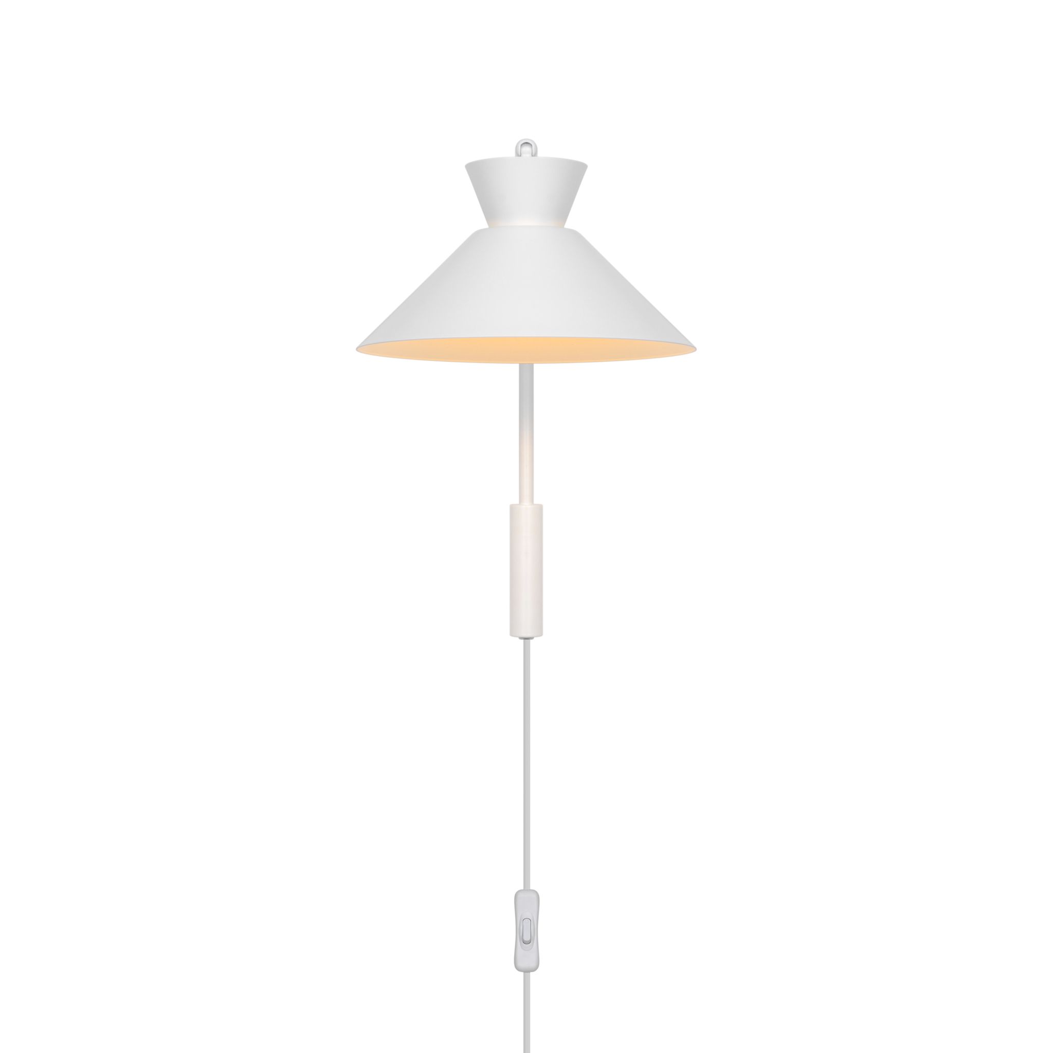 Dial , Wandleuchte, Weiss - E27, IP20, max.40W