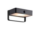 Solar-Wandleuchte Saulio  Schwarz - LED Modul, 4.5W, IP44
