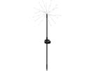 Solar Dekoration Firework - Schwarz, Lichtfarbe Warmweiss
