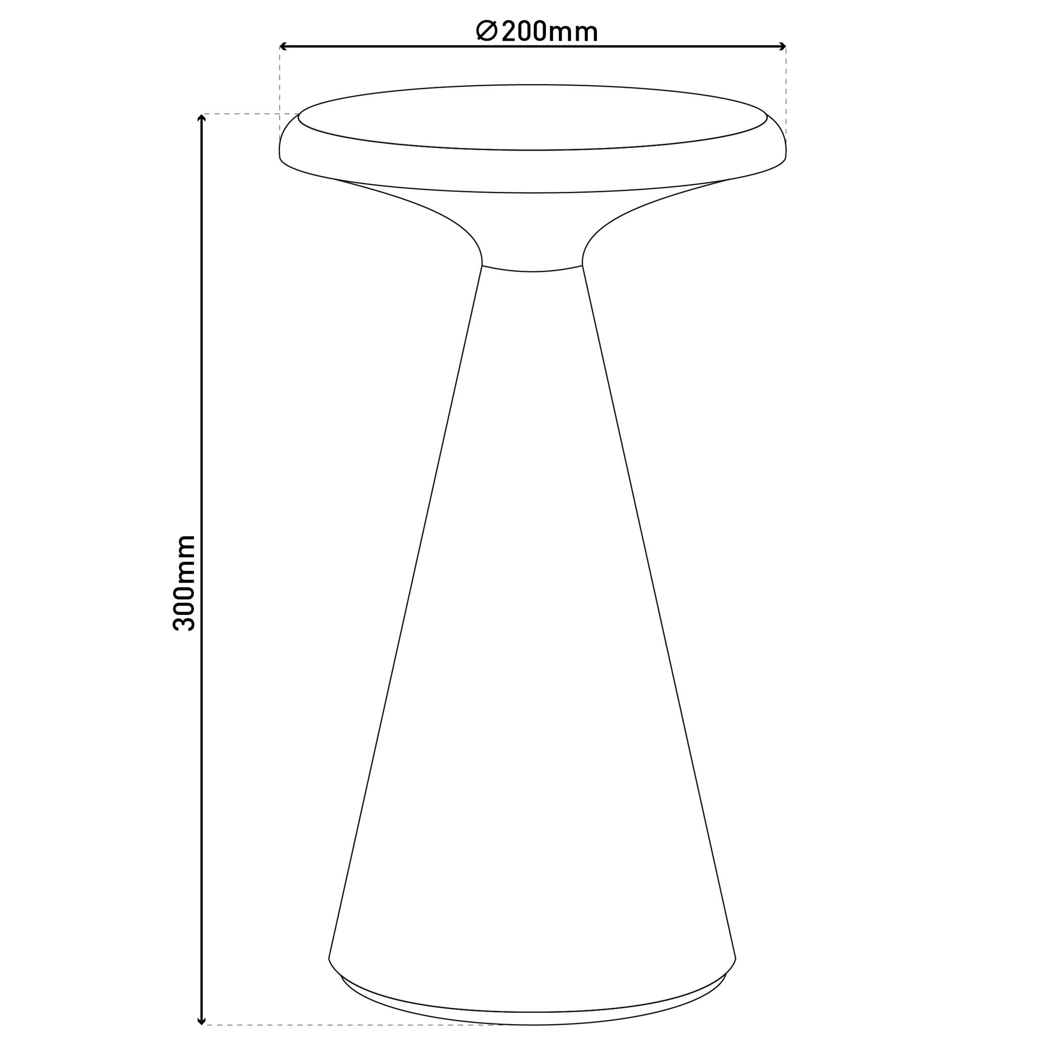 Solar-Akku-Tischleuchte PALU - LED-Modul, 6W, IP44