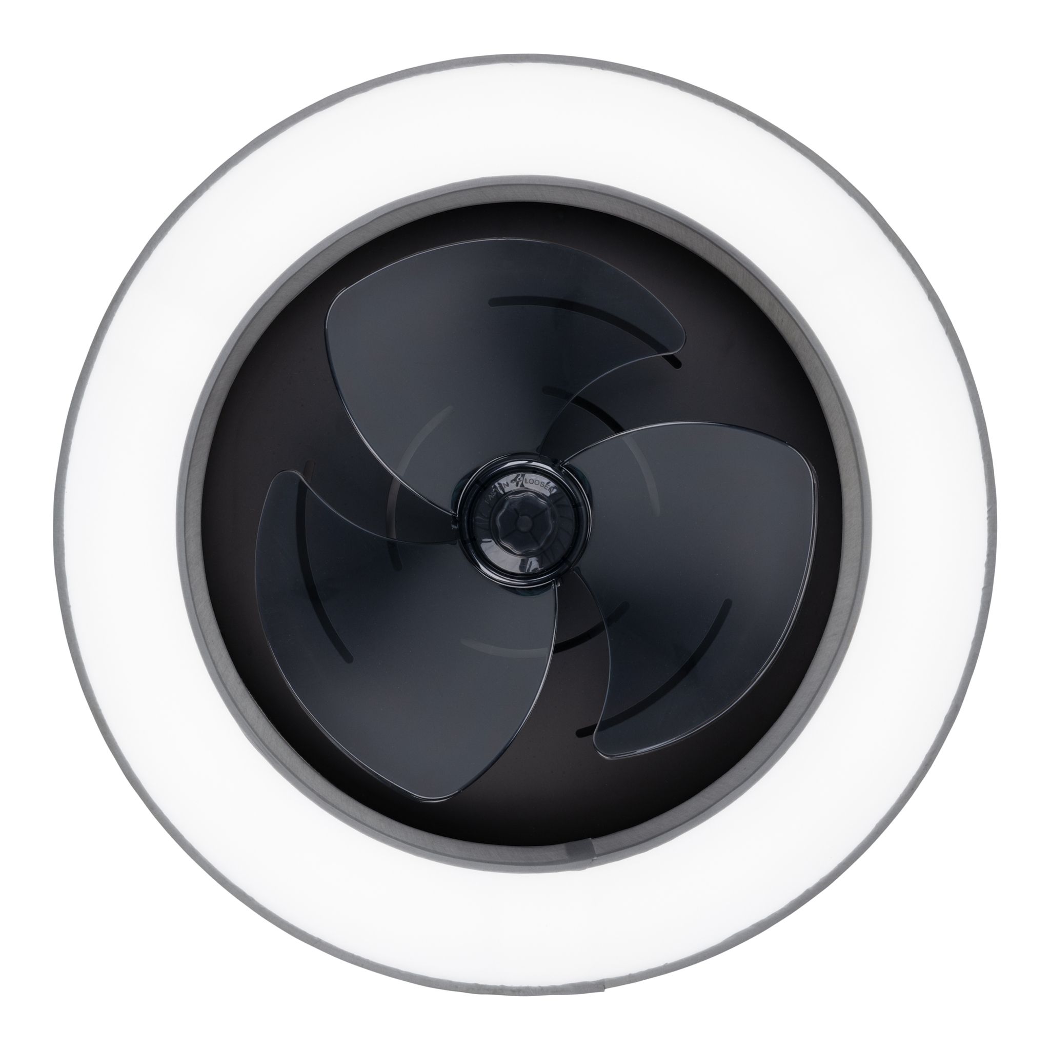 LED-CCT Deckenleuchte  VALENTO  inkl. Ventilator : 51cm grau - IP20, LED-Modul, Grau