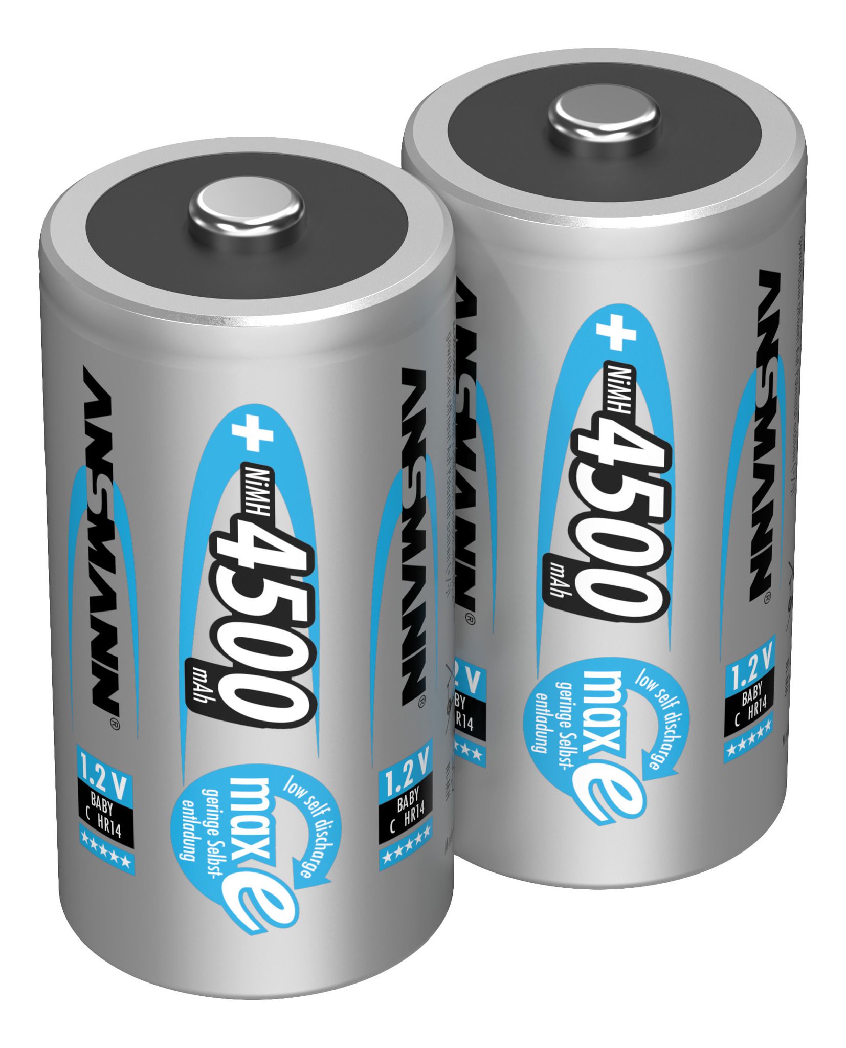 NiMH Akku Baby C 4500 mAh maxE - 2er Blister