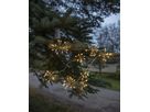 Lichterkette Dew Drop Flower - IP44, Kaltweiss, Silber