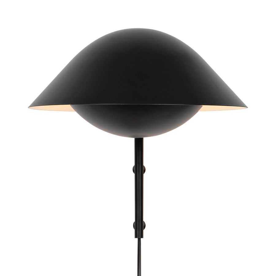 Freya , Wandleuchte, Schwarz - E14, IP20, max.40W