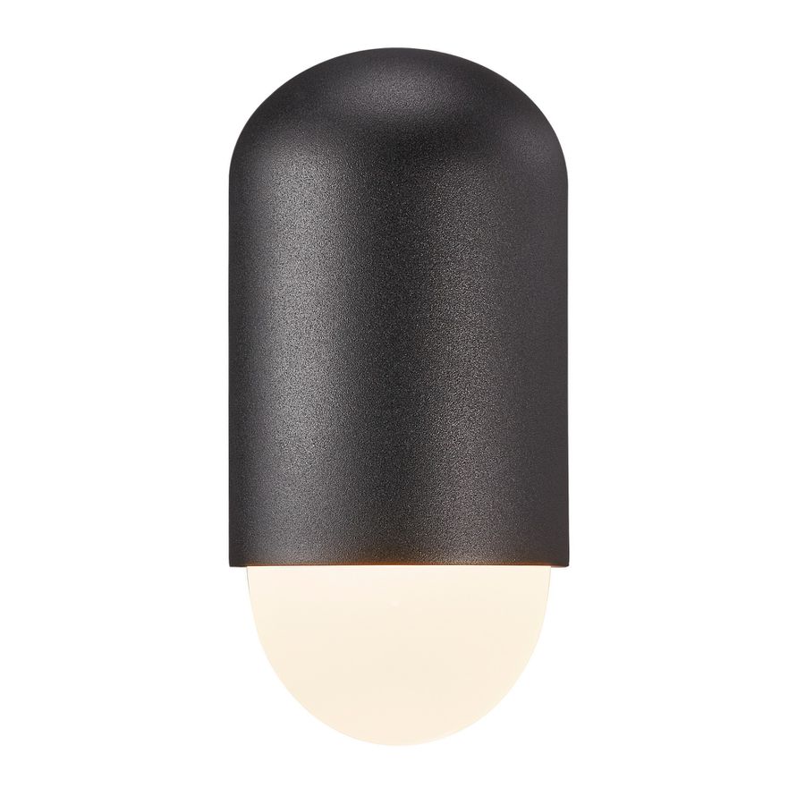 Wandleuchte Heka - E27, IP54, Schwarz