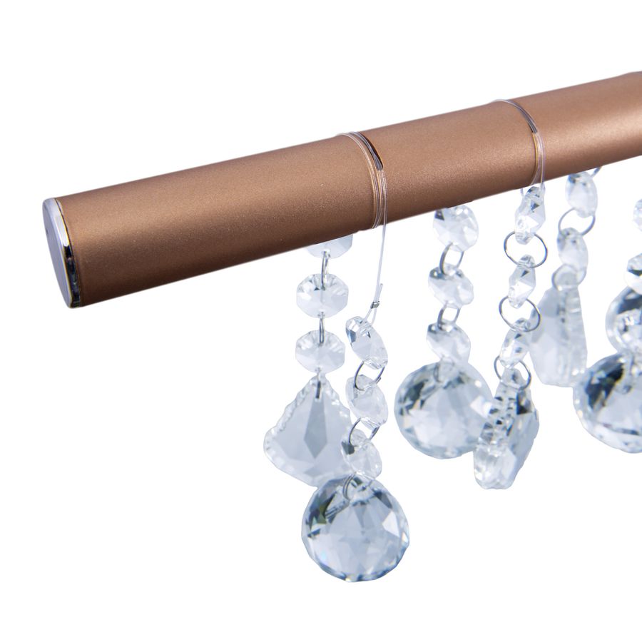 LED Pendelleuchte Nobilis l: ca. 100 cm - gold - LED, 23.6W, IP20