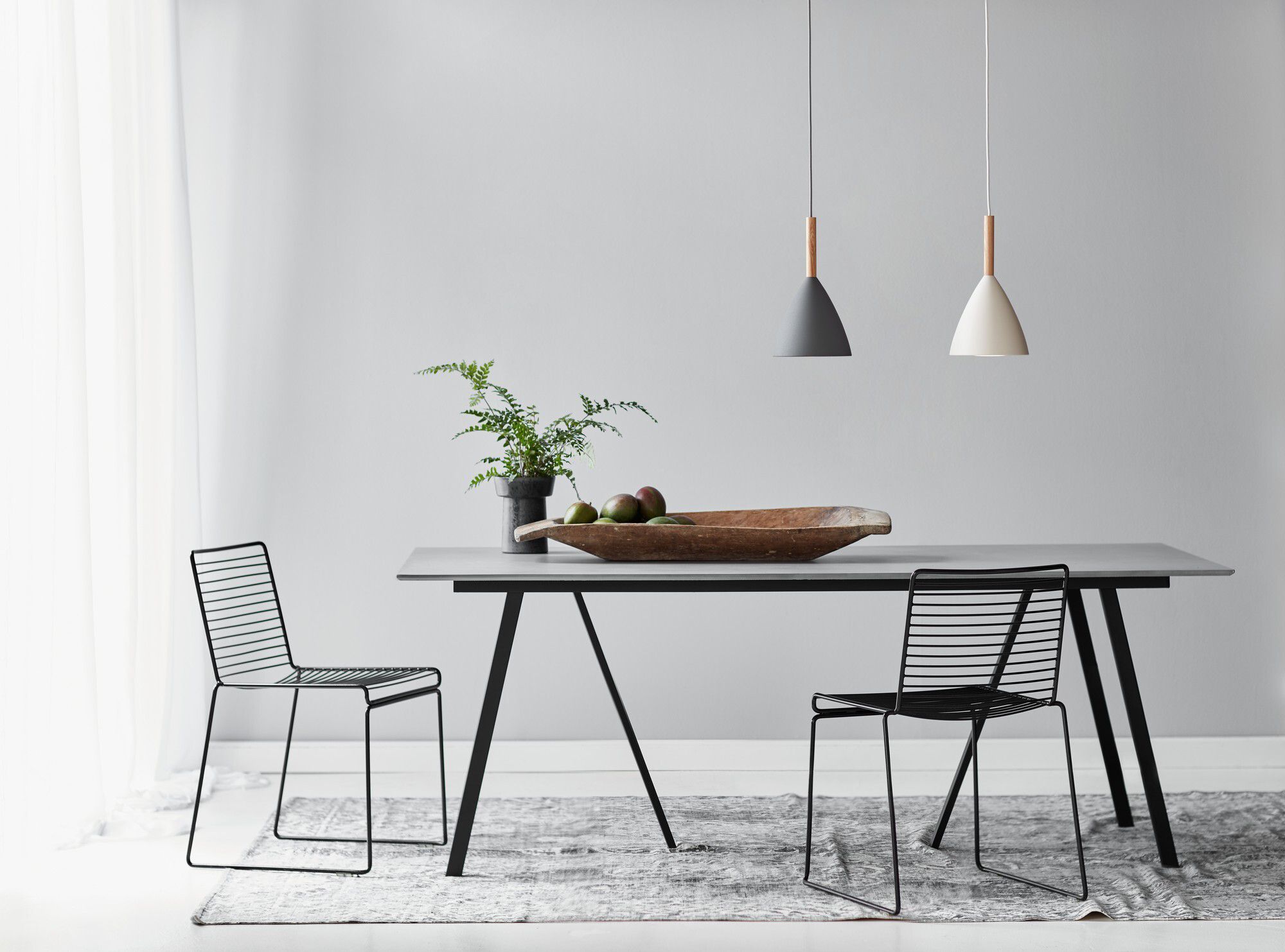 Pure 20, Pendelleuchte, Grau - E27, max. 40W, IP20