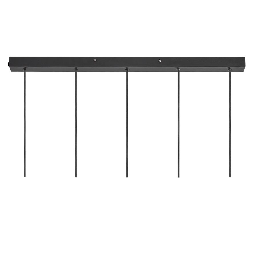 Tilo, 5-Pendelleuchte, Schwarz - GU10, IP20