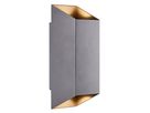 Nico Square 22, Wandleuchte , Anthra. - GU10, IP54, max.35W