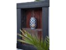 Solar Decoration Flame - Grau, Lichtfarbe Gelb
