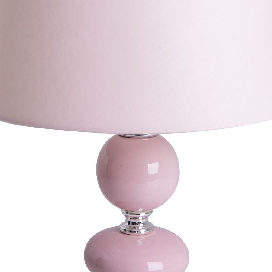 Keramik Tischleuchte Araga h: 36cm rosa - E14, 40W, IP20