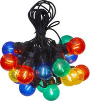 Lichterkette Small Circus Filament - IP44, Multi, 20 LED's, 855cm