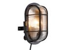Oval Skot, Wandleuchte/Decke, Schwarz - E27, max.60W, IP44