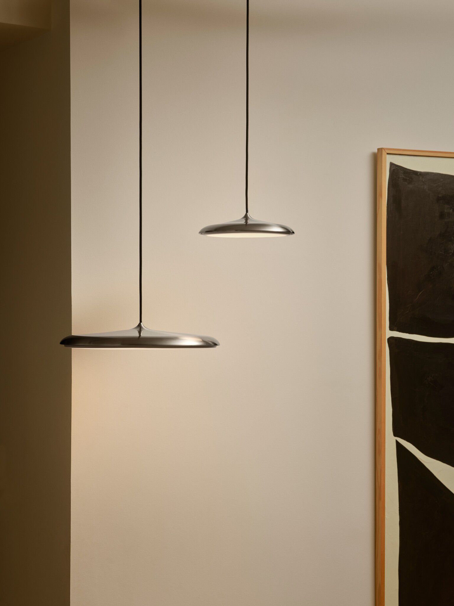 PendelleuchteArtist 25 Edelstahl - LED-Modul, 14W, 3000K, 1000Lm, IP20