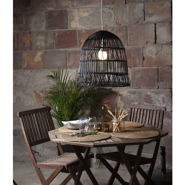 Paralume Knute - Schwarz, 50 x 48 cm, exkl. Zuleitungskabel