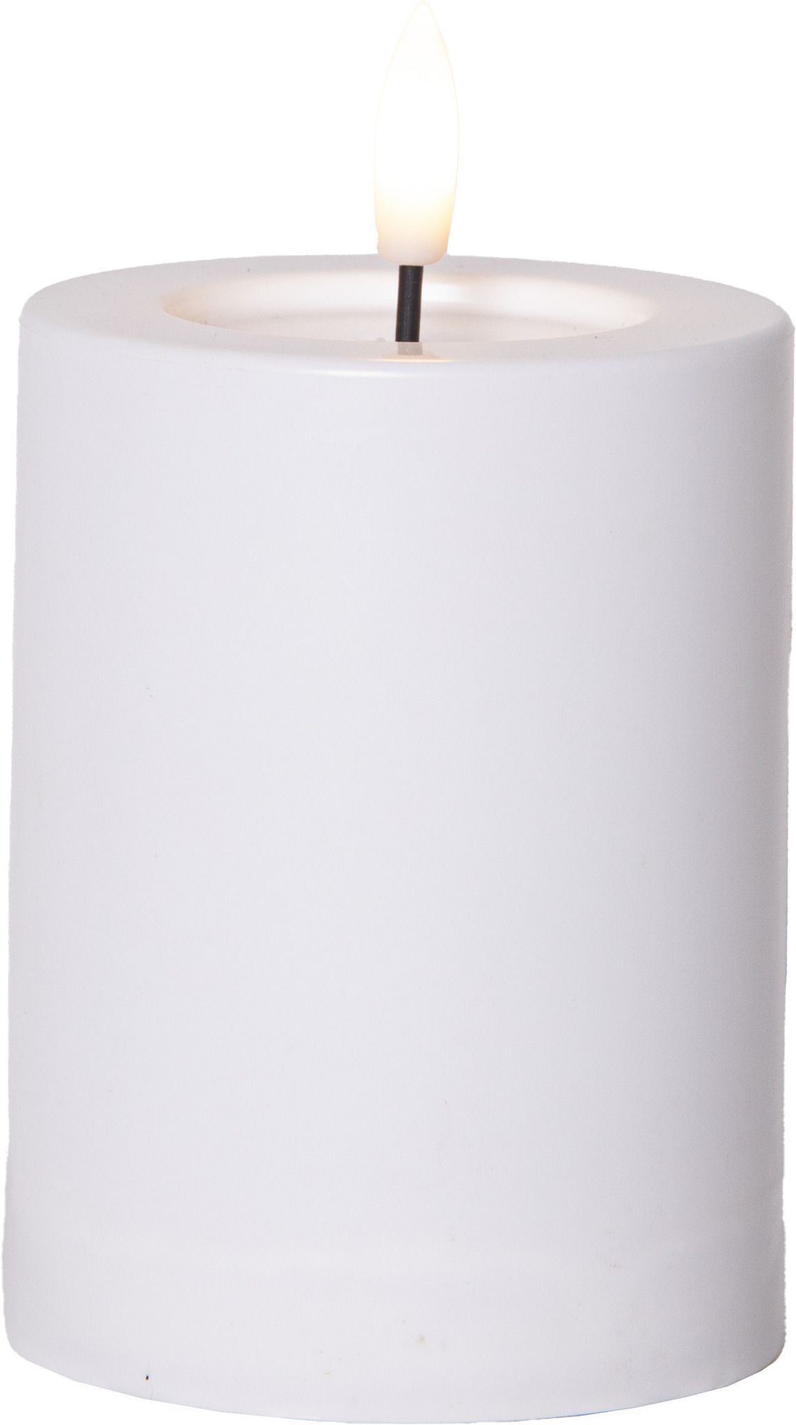 LED Memorial Kerze Flamme Deco - Indoor, Outdoor, Schwarz, 48.00 cm Höhe, Timerfunktion
