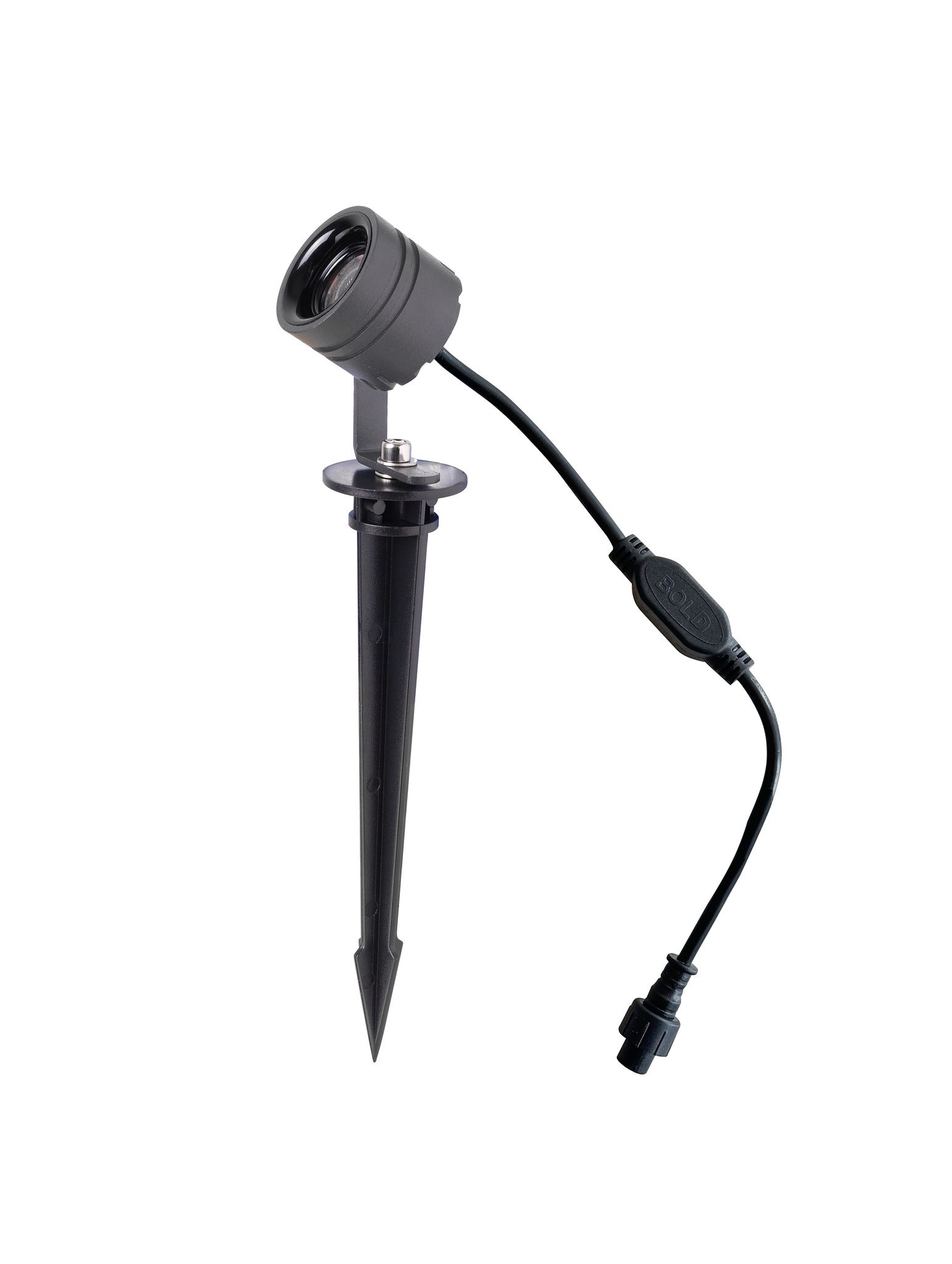 Playlight 24V Spot Duopack Small - 24V DC, 2x3W, 2x220lm, 3000K, IP65, anthrazit, inkl. Spike
