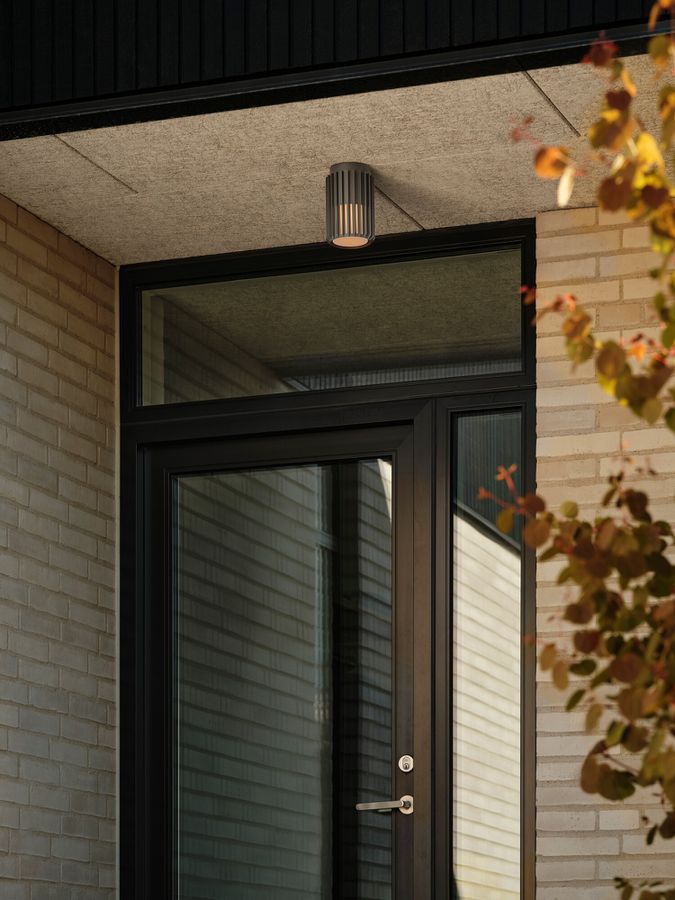 Deckenleuchte Aludra Anthrazit - 15W, E27, IP54