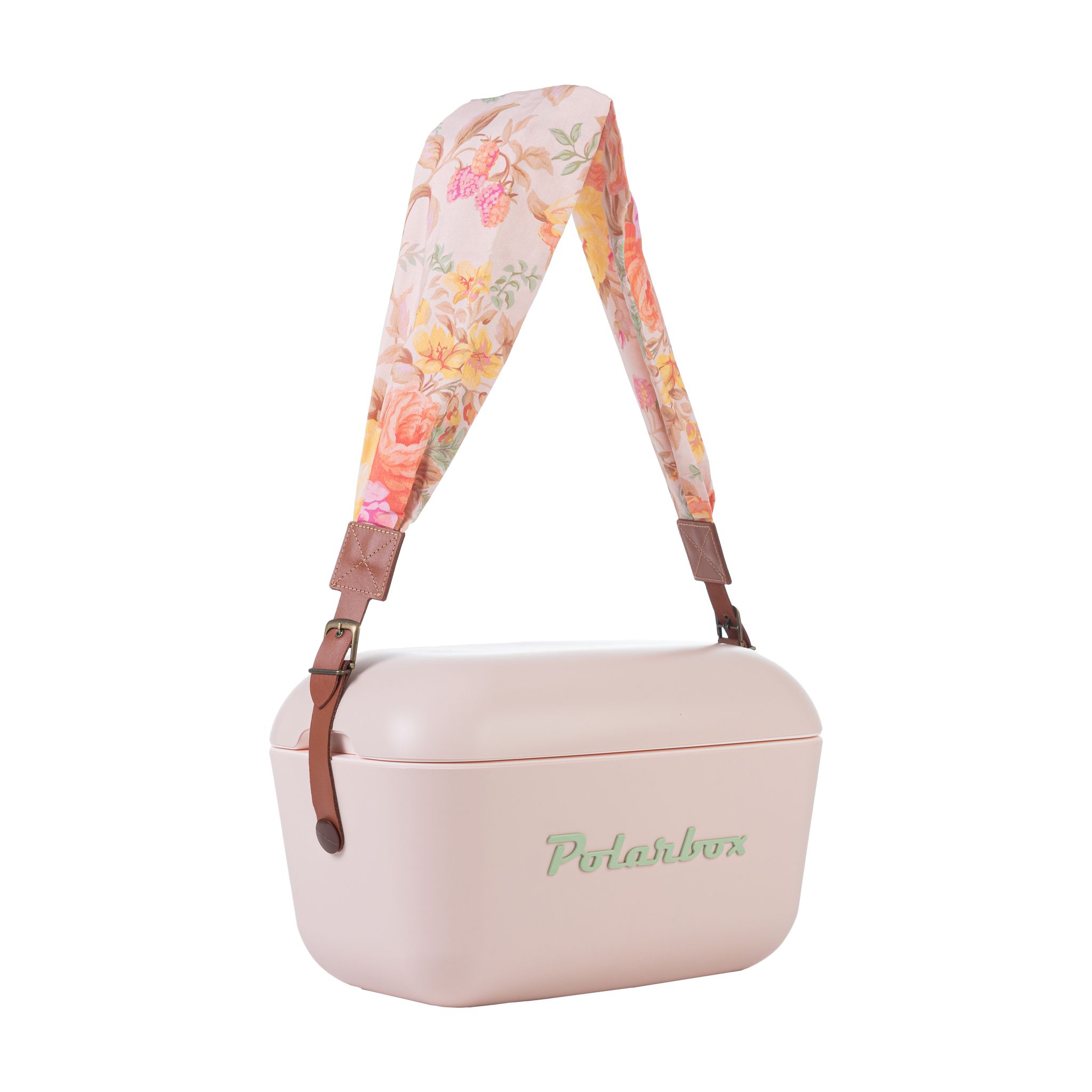 Polarbox Textil-Umhängelasche Flower - Optionaler Baumwoll-Strap für die Polarbox