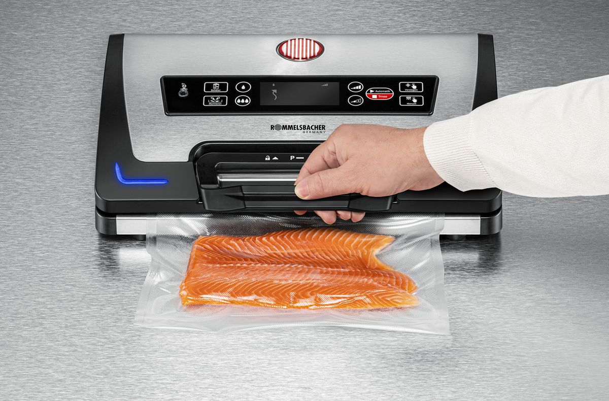 Vakuumiergerät VAC 585 - Vakuumierergerät, Schwarz/Silber, 140W