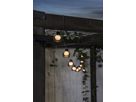 Solar Lichterkette Smoky - Transparent, Lichtfarbe Warmweiss