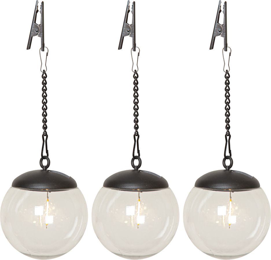Solar Decoration Globe - IP40, Warmweiss, 3 LED's