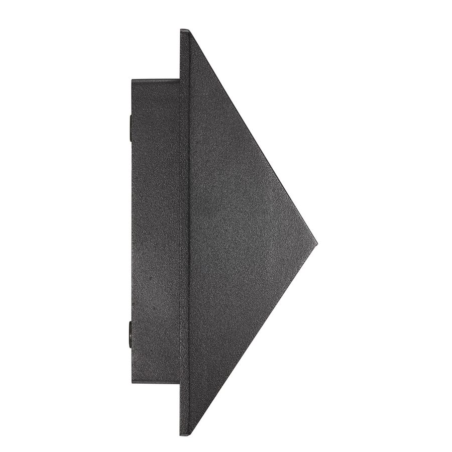 Wandleuchte PONTIO 27 - 2xGU10 (exkl.), max.2x25W, IP54, schwarz, dimmbar (optional Leuchtmittel), L=270mm,B=150mm, H=190mm