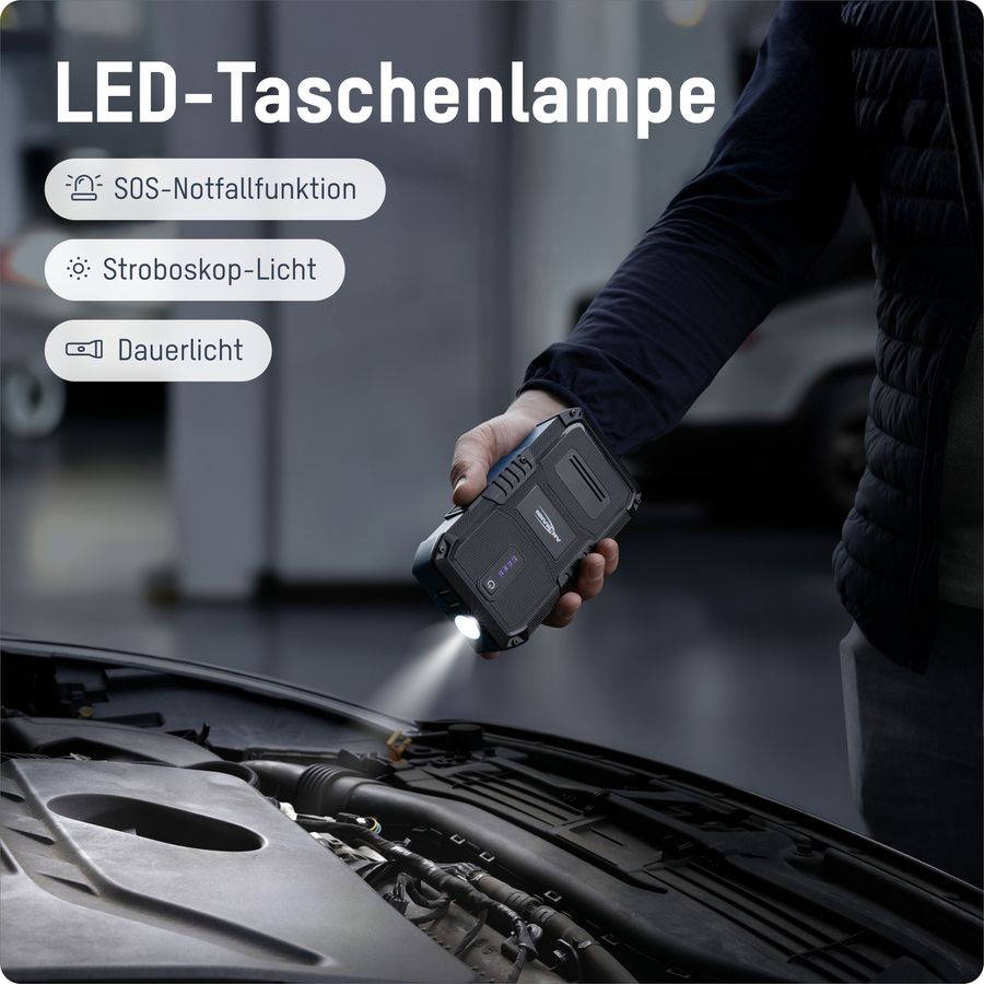 Jump Starter 10.0 - USB,Powerbank, Taschenlampenfunktion