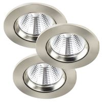 Fremont 3-Kit, 2700K, Gebürsteter Stahl - 5,5W LED, 2700K, IP23, 230V