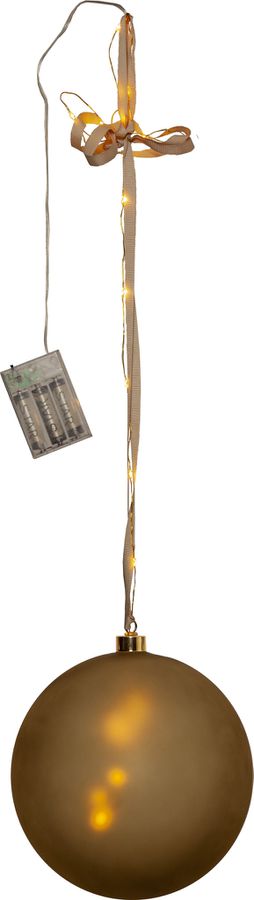 Glaskugel Bliss - IP20, Warmweiss, Gold